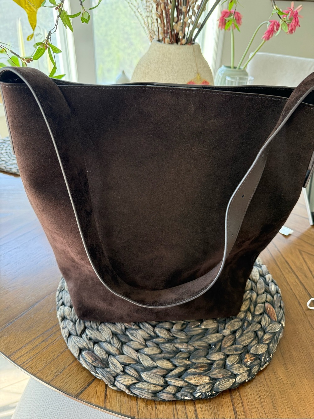 Madewell Tote Suede Bag/ New - Picture 5 of 6